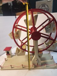 #78 Primitive Hand Made Ferris Wheel Childs Toy.  Fabulous!!!