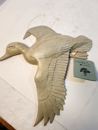 #91  Wall Plaque Duck Garden Art New With Tag