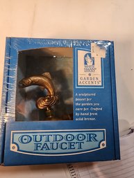 #92 Solid Bronze Garden Faucet New In Box