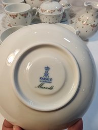#152 KAISER MARSEILLE GERMAN 20 PIECE TEASET.  GORGEOUS!