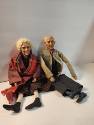 #22s Daddy Long Legs Granny And Gramps Dolls