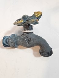 #72 Copper Frog Water Spicket