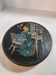 #86S ANTIQUE  COOKIE TIN BY SUNLITE