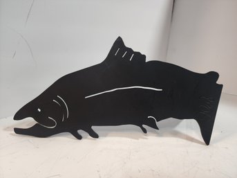 #90s Iron Laser Cut Fish Stand