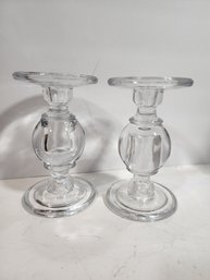 #58 PAIR OF 8' CANDLESTICKS
