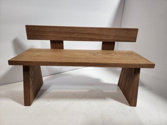 #71 CUTE HAND MADE DOLL BENCH 16X9.5X6