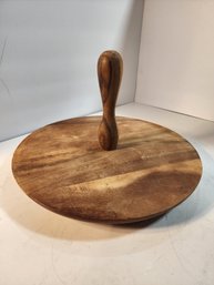 #123 13' WOOD LAZY SUSAN