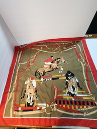 138 EQUESTRIAN THEMED 30X30' SCARF