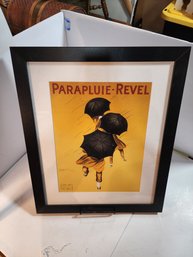 #144 ADVERTISING POSTER ART FRAMED AND MATTED
