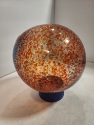 #1 9' BLOWN GLASS GARDEN BALL