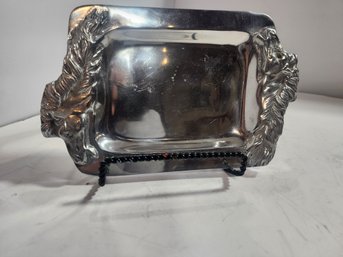 #2 NICE PEWTER KEY TRAY