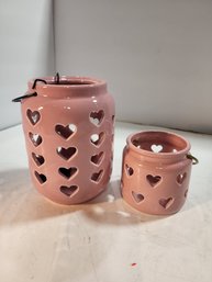#20 PAIR OF CANDLE VOTIVES