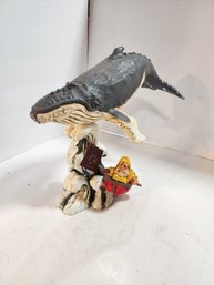 #87 David Frykman Fisherman And Whale Statue