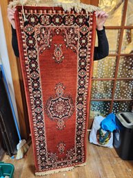 #103 PURE WOOL PILE AREA CARPET RUNNER