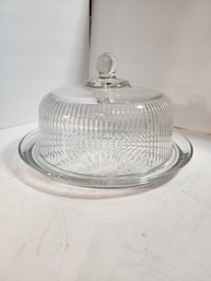 #105 CAKE PLATE ON STAND