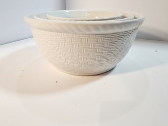 #138  HOME TRENDS SET OF 3 MIXING BOWLS