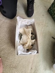 #53 Lot Of Antique And Vintage Lace Pieces And Lace Trim