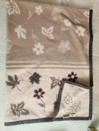 #60 Autumn Leaf Throw Blanket