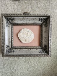 #74 Intaglio Plaster Grand Tour Cast Framed Nicely