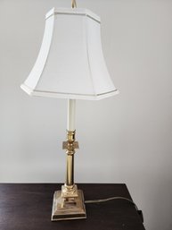 #105 Vintage Brass Table Lamp  26' Tall