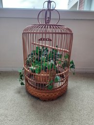 #136 Bamboo Bird Cage