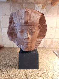 #141 Pharoah Resin Bust From Louvre France