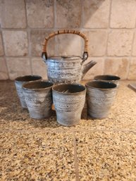 #144 Pottery Tea Set Studio Made
