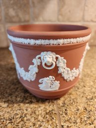 #146 Beautiful Wedgewood Terra Cotta Jasperware Pot