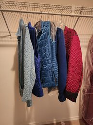 #160 Lot Of Jackets And Vests