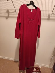 #164 Stunning Red Cashmere Dress