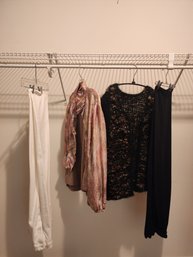 #168 2 Pairs Of Pants Size 12 And 2 Tops