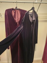 #1702 Shimera Velvet  Bath Robes With Matching Scarves