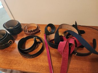 #175 Lot Of Quality Leather Belts