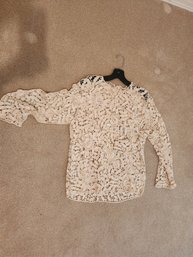 #182 Lace Hand Made Top Antique