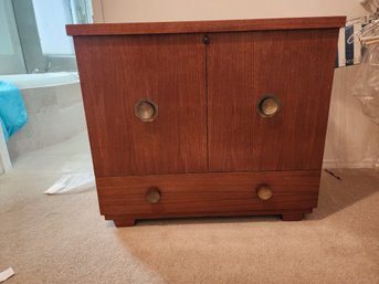 #191 Mid Century Lane Cedar Chest With Ample Drawer Storage