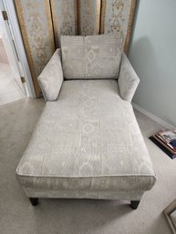 #192 Creamy Gray Colored Very Comfortable Chaise Lounge