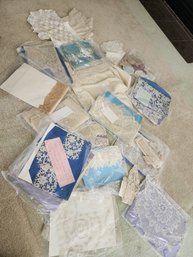 #218 Lot Of Antique And Vintage Lace Lot 2  Whites And Creams