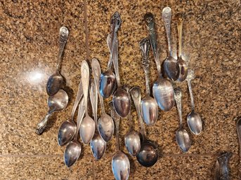 241&242 Lot Of  Silverplate Spoons