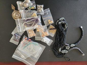 #278 Lot Of Assorted Necklaces And Beads