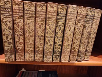 #299 Journeys Through Bookland  Antique Leather Bound 10 Volume Set