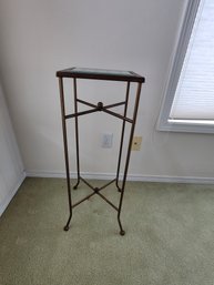 14 Metal And Glass Table Indoor Or Outdoor