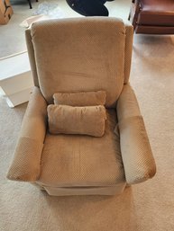 #19 VERY COMFY RECLINING CHAIR, ON THE SMALLER SIZE.