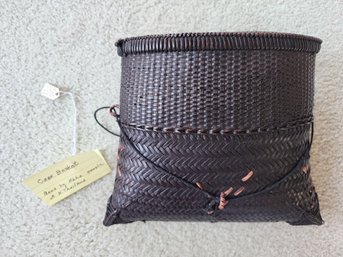 #30 Cane Ahka People Of Thailand Basket