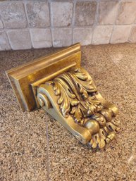 #45 Ornate Gold Wall  Sconce