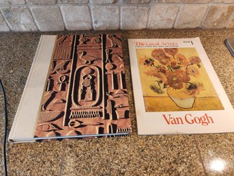 #102 COFFEE TABLE BOOKS ON EGYPT AND VAN GOGH
