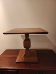 #103 DREXAL MID CENTURY PEDISTAL SIDE TABLE