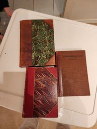 #117 LOT OF 3 ANTIQUE BOOKS