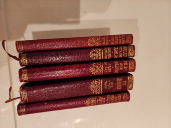 #120 GREAT BRITTAN AUTHORS JANE AUSTIN AND MORE ANTIQUE BOOK SET OF 5