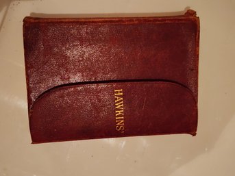 #121 HAWKINS NEW  CATECISM OF ELECTRICITY ANTIQUE LEATHER BOUND BOOK