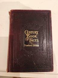 #126 CENTURY BOOK OF FACTS 1905 EDITION LEATHER BOUND